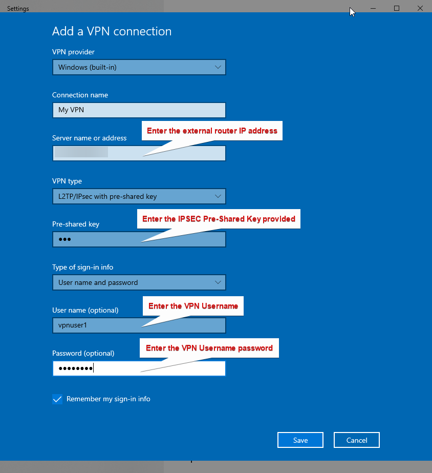 Mikrotik VPN Client - Windows 10 IPSec - URL Networks